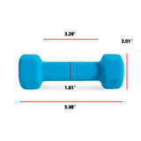 Barbell Neoprene Dumbbell, Single 2-10 lbs