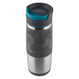 Autoseal Transit Travel Mug 16 Oz., Stainless Steel with Blue