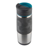 Autoseal Transit Travel Mug 16 Oz., Stainless Steel with Blue